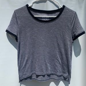 Gray T-Shirt with Black Lining